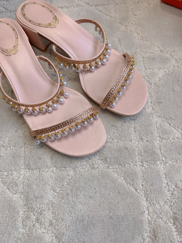 RC Pearl Slippers Pink Sheepskin 328431