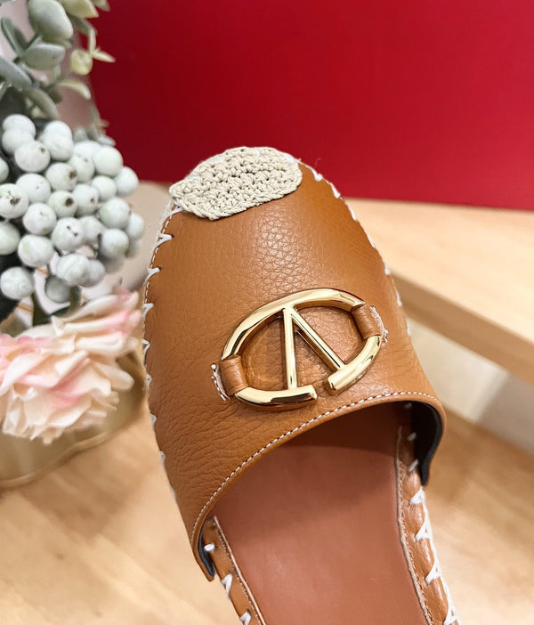 The Bold Edition Vlogo Espadrilles and Wedges 80mm Tan