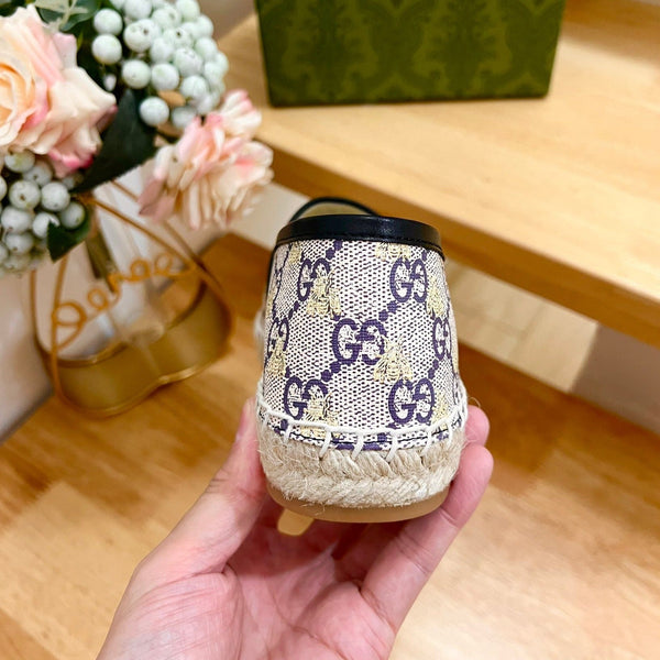 GG Supreme Flat Shoes White Caro