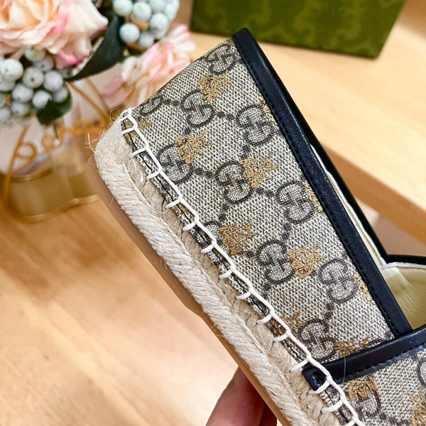 GG Supreme Flat Shoes Brown Caro