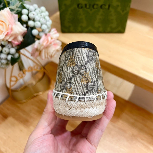 GG Supreme Flat Shoes Brown Caro