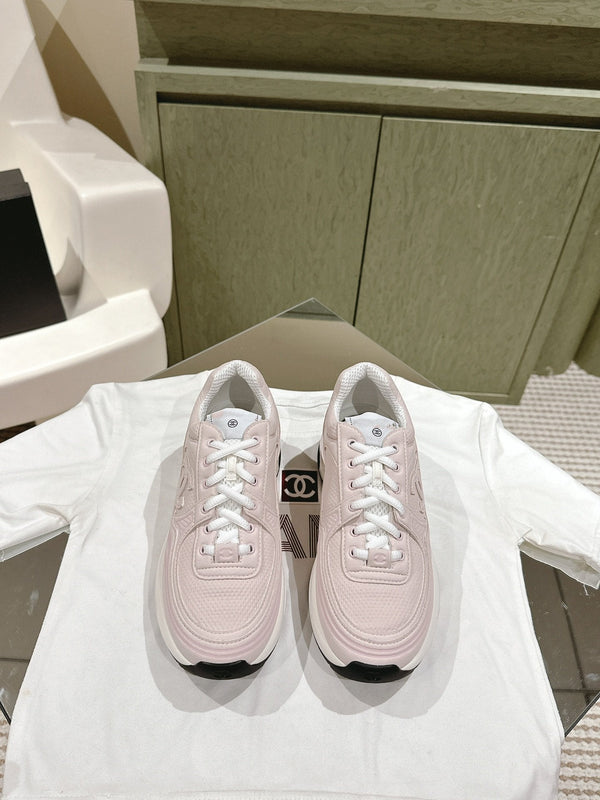 cc trainer tessuto rosa chiaro