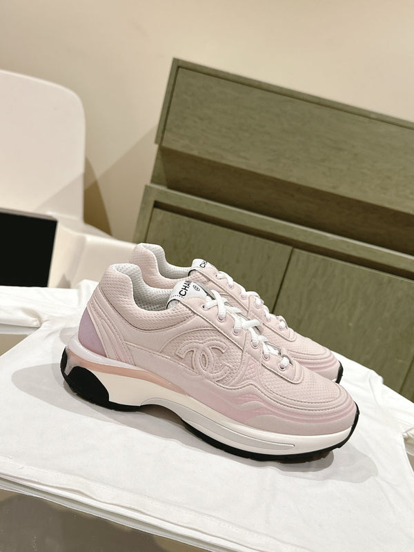 cc trainer tessuto rosa chiaro