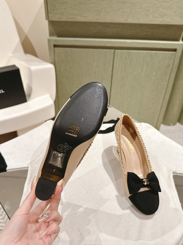 CC HIGH HEELS BEIGE CREMA PELLE DI VITELLO E TESSUTO