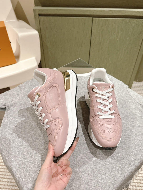 LV Neo Run Away Sneaker 50mm Rose Quartz Cowhide