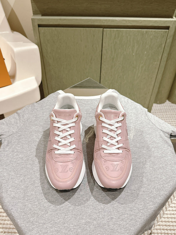 LV Neo Run Away Sneaker 50mm Rose Quartz Cowhide