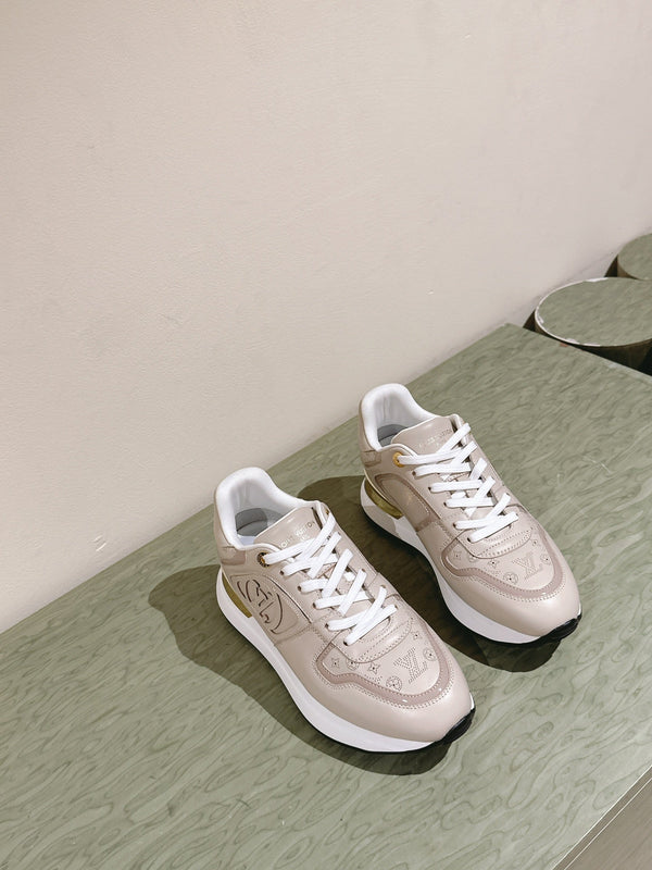 LV Neo Run Away Sneaker 50mm Beige Cowhide
