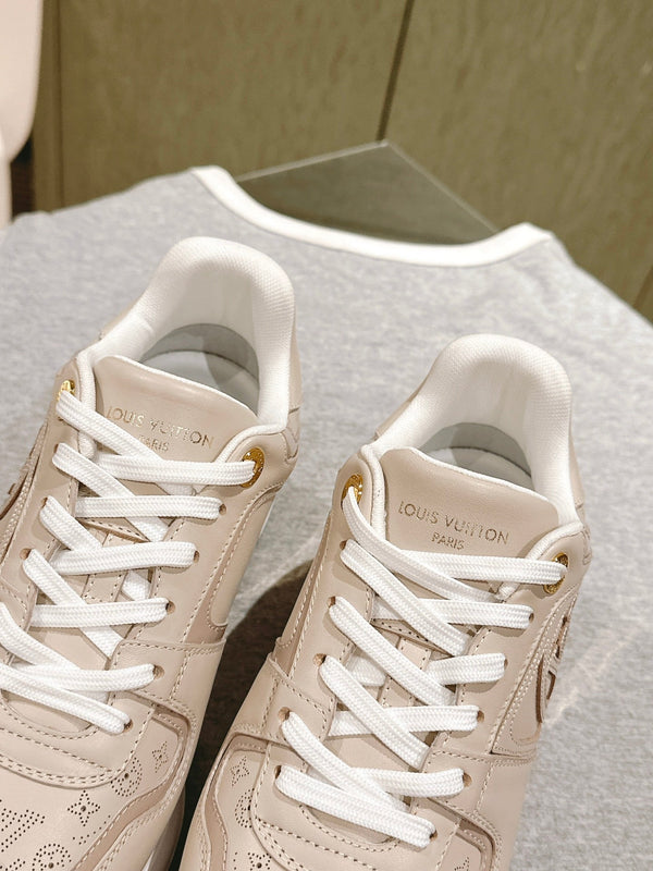LV Neo Run Away Sneaker 50mm Beige Cowhide