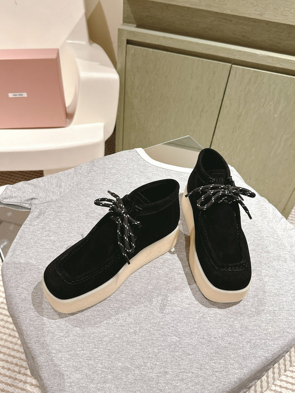 Stivaletti Miu in camoscio nero