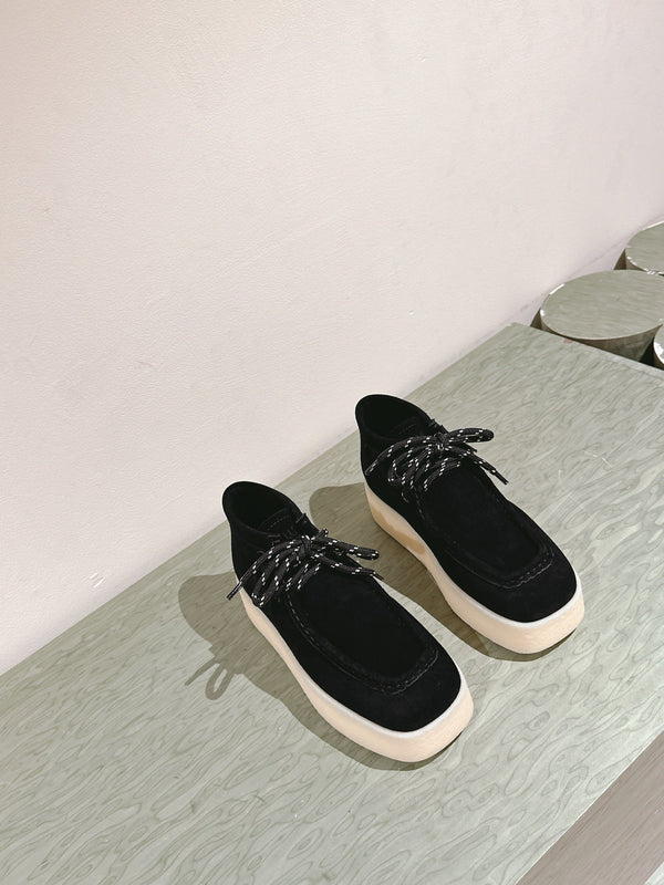 Stivaletti Miu in camoscio nero