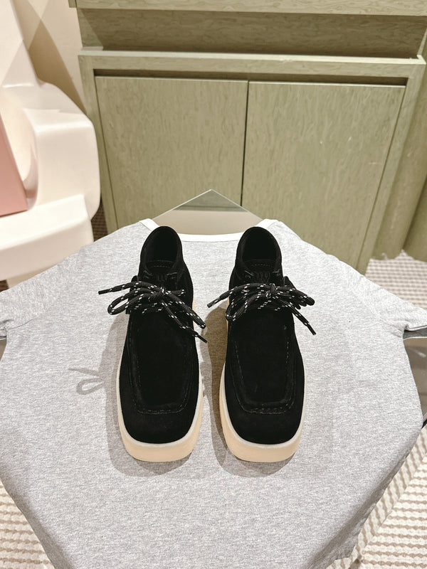 Stivaletti Miu in camoscio nero