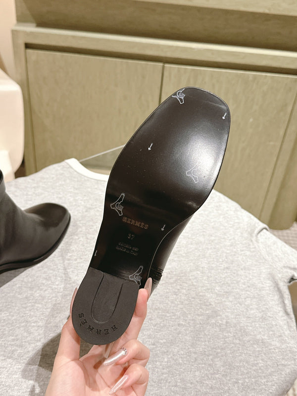 HM Jill Ankle Boot 65mm Black Calfskin 974681