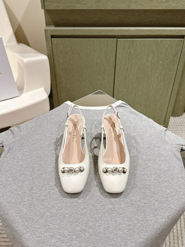 CD 25 Slingback Heels Patent Leather 241871