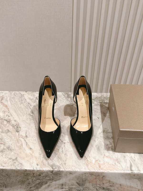 CL 25s Iriza Pumps 95mm Black Patent Leather 446684