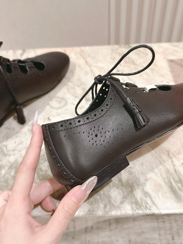 HM 25 Marry Jane Black Lambskin 346242