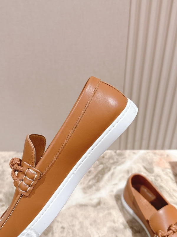 HM 25s Ignacio Loafer Caramel Sheepskin Rubber 445338