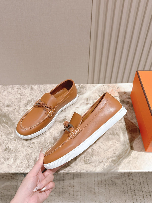 HM 25s Ignacio Loafer Caramel Sheepskin Rubber 445338