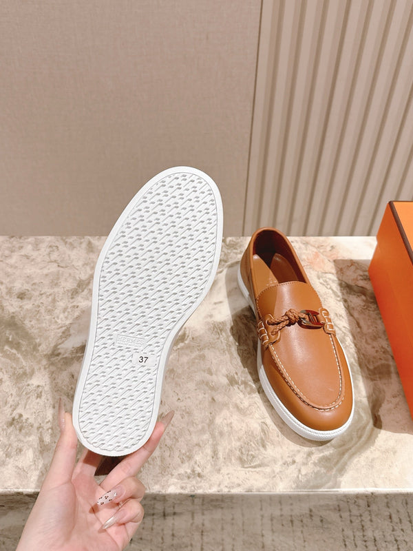 HM 25s Ignacio Loafer Caramel Sheepskin Rubber 445338