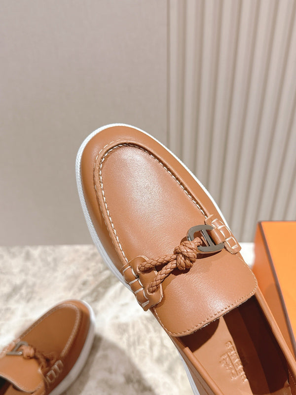 HM 25s Ignacio Loafer Caramel Sheepskin Rubber 445338