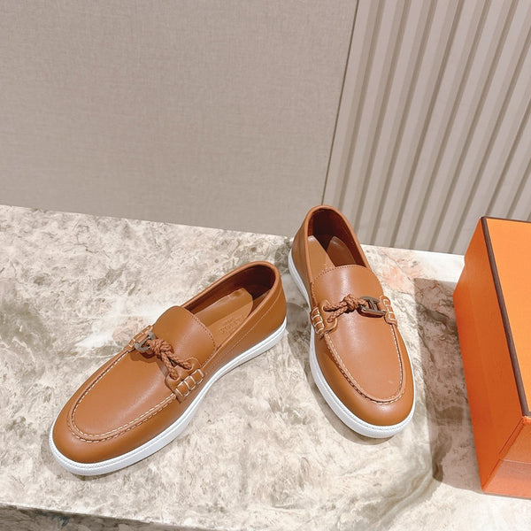 HM 25s Ignacio Loafer Caramel Sheepskin Rubber 445338