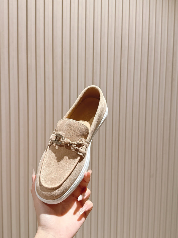 HM 25s Ignacio Loafer Soft Beige Suede Rubber 445345