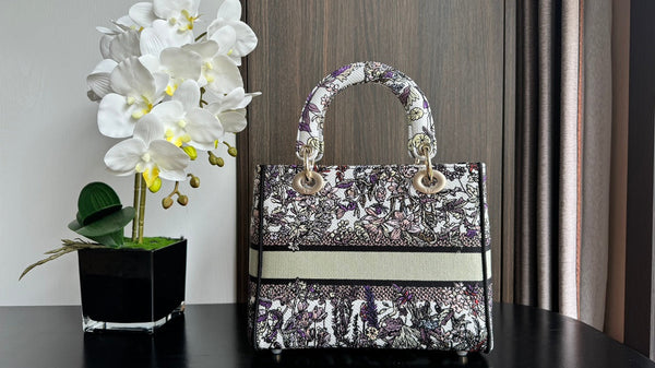 ricamo floreale multicolore da donna media 24