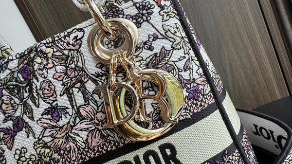 ricamo floreale multicolore da donna media 24