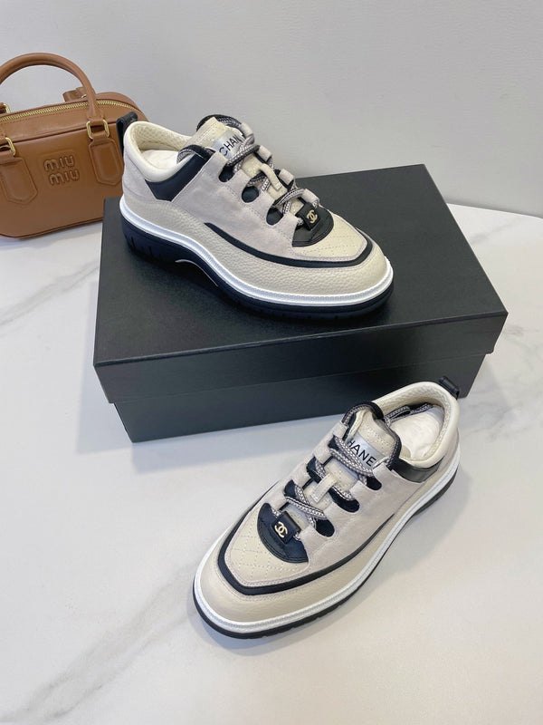 CC Sneaker In Ivory White Cowhide 144772