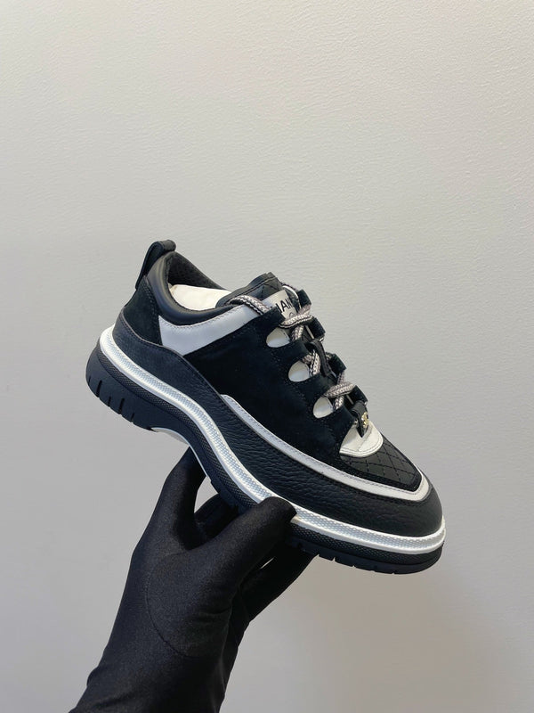 CC Sneaker In Black Cowhide 144774