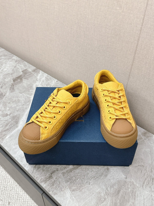 CD And Stone Island B33 Sneaker – Limited And Numbered Edition Yellow Canvas