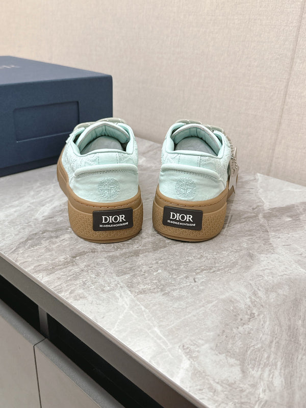 CD And Stone Island B33 Sneaker – Limited And Numbered Edition Light Jade Green Canvas
