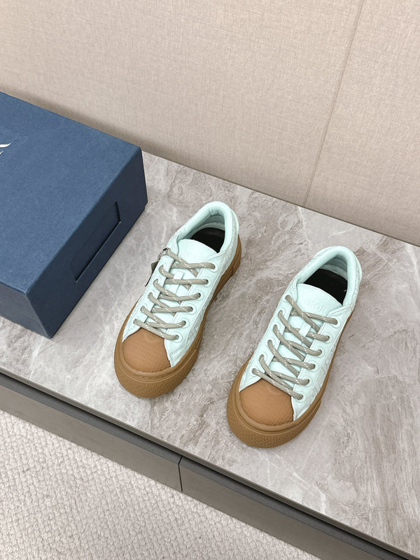 CD And Stone Island B33 Sneaker – Limited And Numbered Edition Light Jade Green Canvas