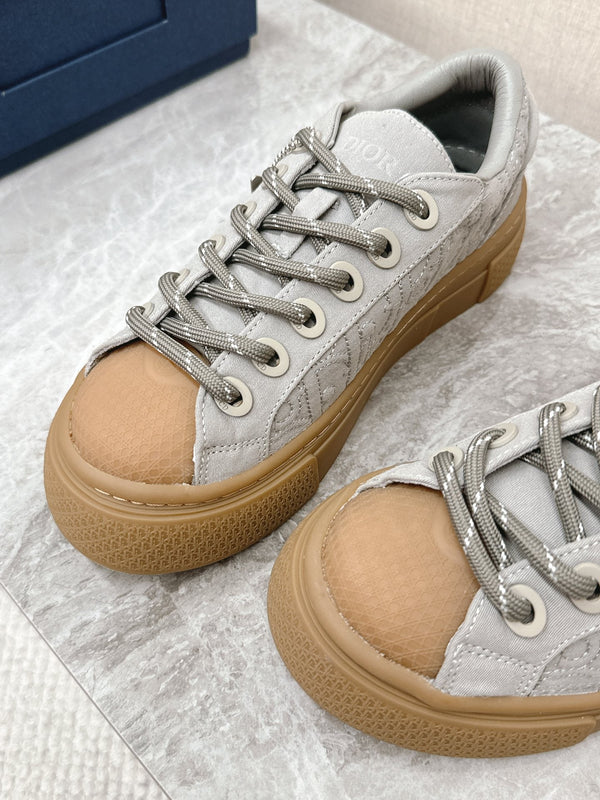CD And Stone Island B33 Sneaker – Limited And Numbered Edition Grey Canvas