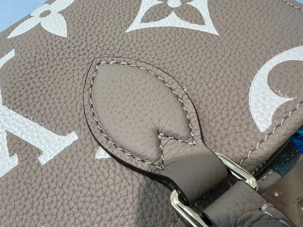 onthego 25 east west da bicolor monogram empreinte