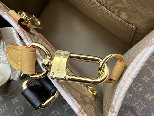 onthego pm 25 cream monogram empreinte embossed calfskin bagcharm