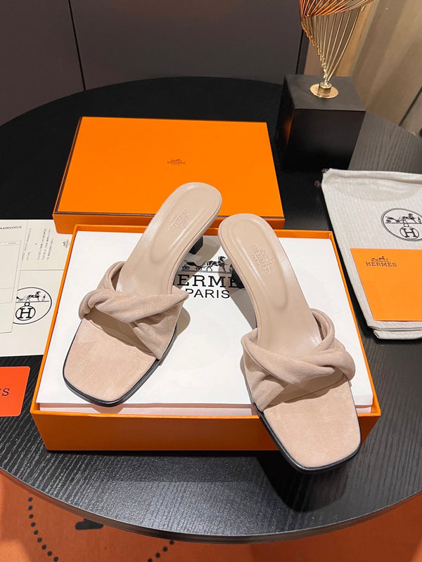 HM Sandales Giny 5.5 Daim de veau Beige clair 680062