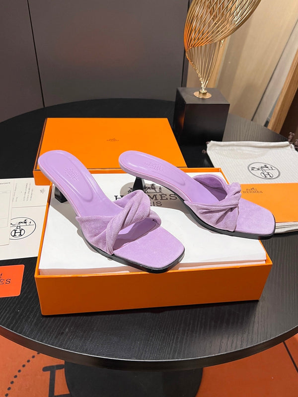 Sandale HM Giny 5.5 Daim de veau rose clair 680060