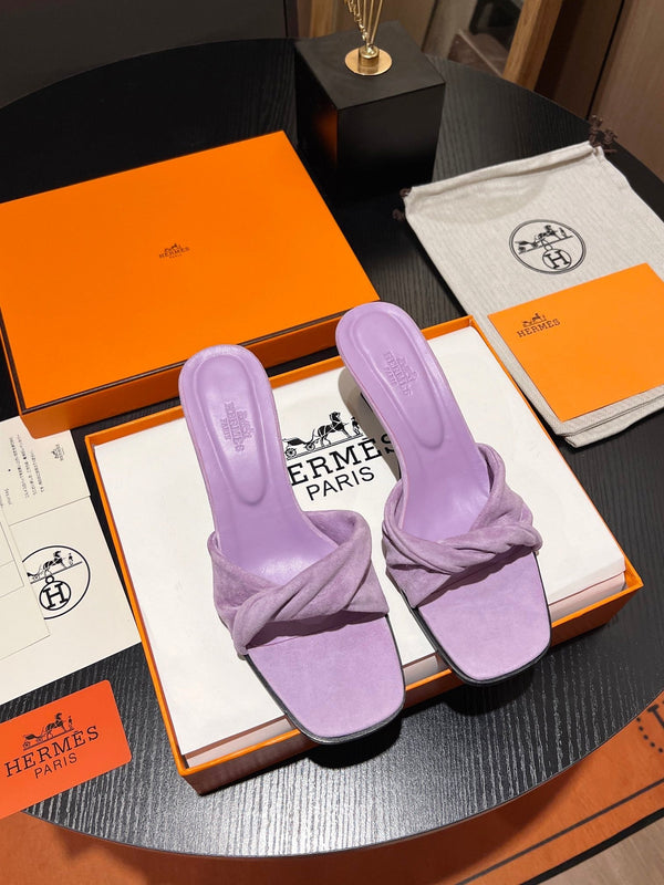 Sandale HM Giny 5.5 Daim de veau rose clair 680060