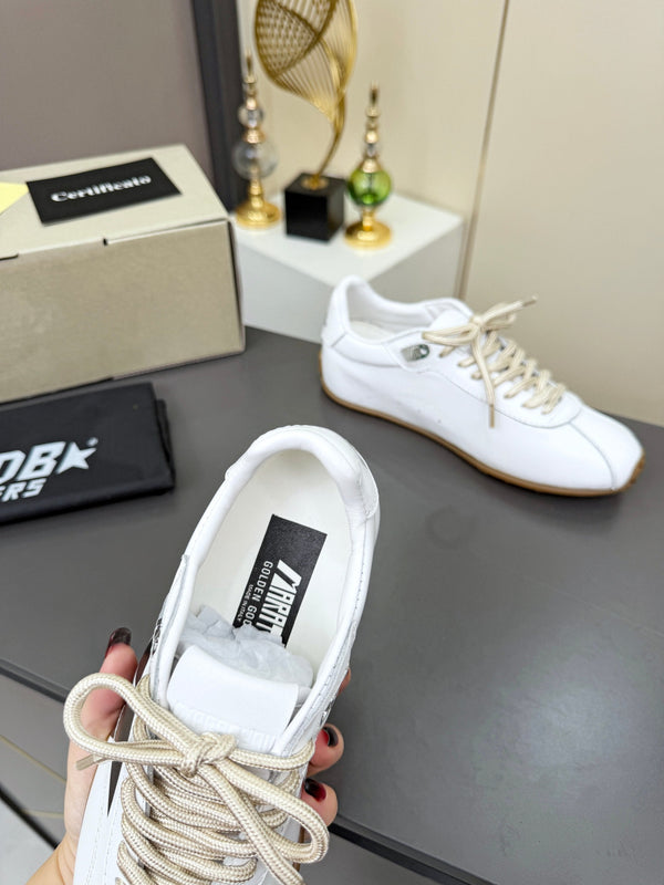 Baskets Golden Goose 26s Marathon Runner en cuir blanc 735861
