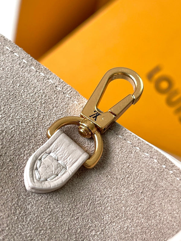 BORSA HOBO LOW KEY MM 35 IN PELLE DI VITELLO LISCIA BEIGE AVORIO