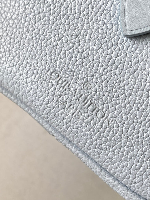 SPEEDY BANDOULIÈRE 20 IN PELLE EMPREINTE MONOGRAM ORA BLU