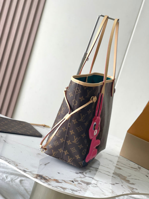 neverfull mm 31 rabbit brown monogram canvas