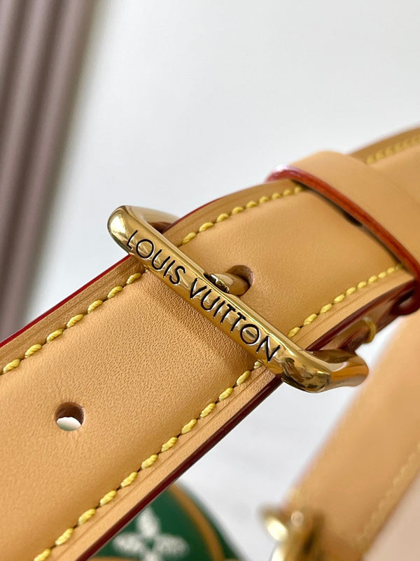 SPEEDY P9 BANDOULIÈRE 25 IN TELA MONOGRAM VERDE CON FERRAMENTA ORO