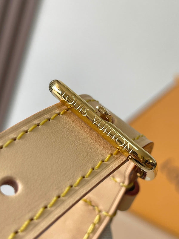 POCHETTE HILLS 20 IN MINI JACQUARD MONOGRAM BIANCO