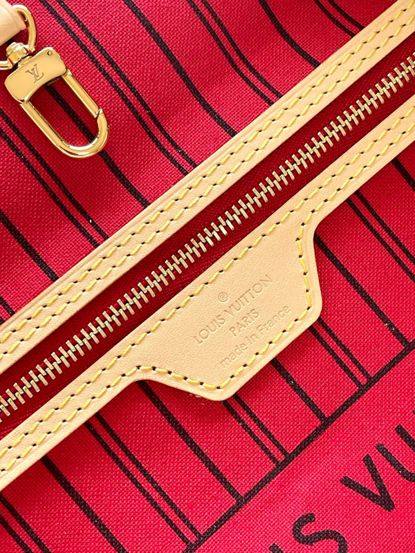 Neverfull reversibile MM 31 Inside Out Red