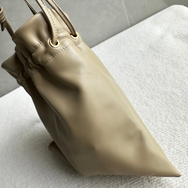 CL Crystal Pouch Taupe Lambskin
