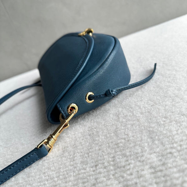 CL Halfmoon Triomphe Small Bag 25cm Teal Green Lambskin