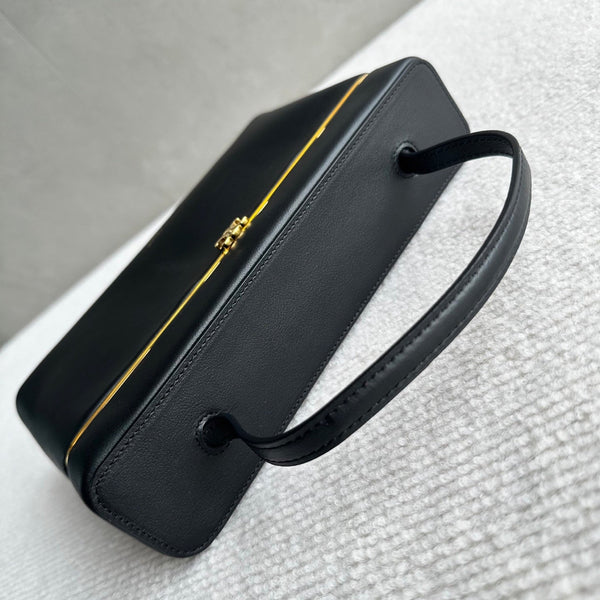 CL 26s Rectangle Black Supple Calfskin