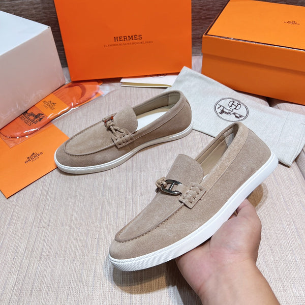 HM Men's Ignacio Loafer Beige Suede 713056