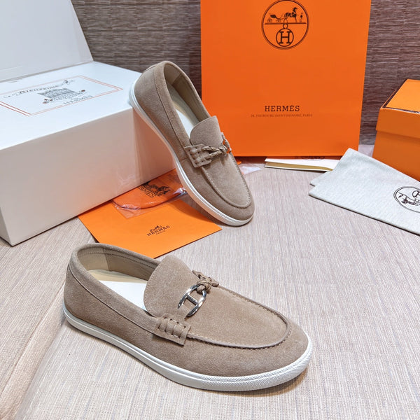 HM Men's Ignacio Loafer Beige Suede 713056